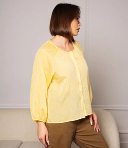 Блуза #КТ73 (2), жёлтый - Dommod фото 2
