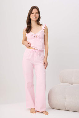 Pembe-Cok Renkli Dokuma Pijama Tak?m? THMSS26PT00075