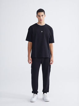 Bisiklet Yaka K?sa Kollu Erkek Sweatshirt