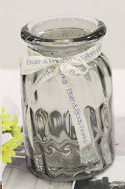 Ваза для цветов 16 см серая с лентой / WRD-151 /уп 45/ без и/уп*