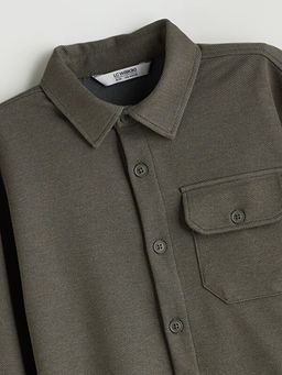 Uzun Kollu Erkek ?ocuk G?mlek