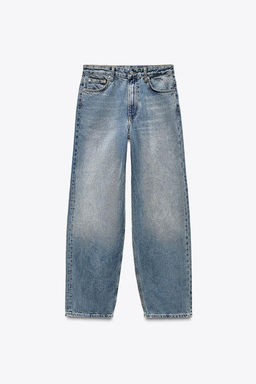 ZW COLLECTION BAGGY MID-WAIST JEANS - Zara фото 11
