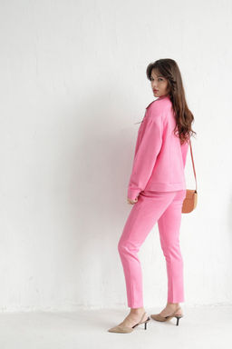 9326 Костюм в стиле сафари розовый - Martichelli фото 9