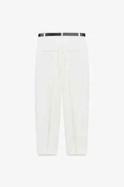 DARTED TROUSERS WITH BELT - Zara фото 9