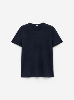 Camiseta de mezcla de lino