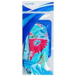 Шапочка для плавания взрослая ONLYTOP, тканевая, обхват 48 см, МИКС