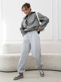 Брюки жен.арт.1226/7-3,серый меланж - Binita фото 4