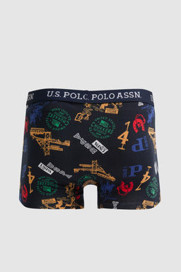 Erkek Lacivert 3l_ Boxer Tak_m_
