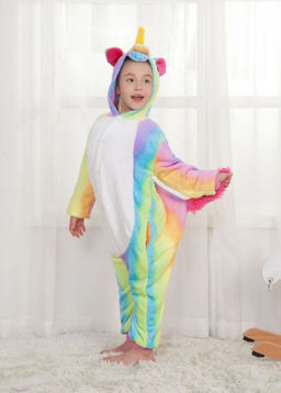 Пижама кигуруми радужный Единорог (детская)