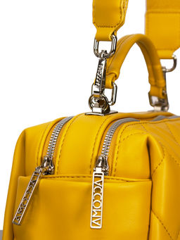 LACCOMA сумка Кристи-Ф826-желтый эко кожа хлопок фото 6