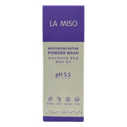 Пудра для умывания увлажняющая энзимная pH 5,5 La Miso, Корея, 50 г Акция