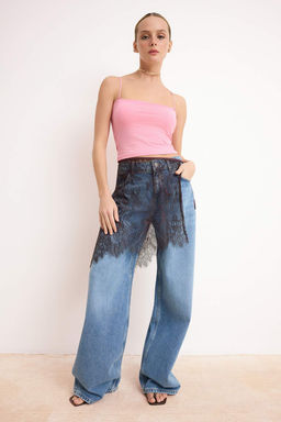 Siyah Fitted/Vucuda Oturan Ask?l? Straplez Kolsuz Pamuklu Esnek Orme Atlet TWOSS26AL00048 - Trendyolmilla фото 6