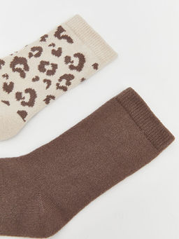 Desenli Kad?n Soket ?orap 2li