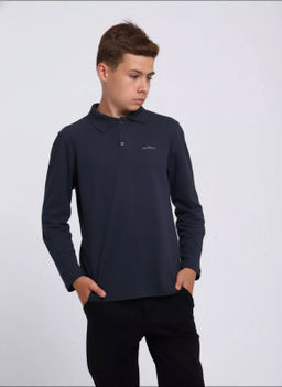 Рубашка-поло "Василий" темно-синий