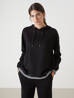 Kap??onlu Oversize Kad?n Ti??rt