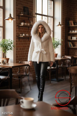 Шуба женская из искусственного меха