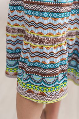 Платье женское из кулирки Кармелита Орнамент - Амадэль фото 8