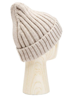 Шапка жен. шерсть+акр LB-BR55042 beige melange - Labbra фото 6
