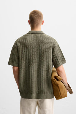 TEXTURED KNIT SHIRT - Zara фото 3