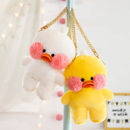 Мягкая игрушка сумка Утка 25 см