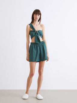 Modal Kar???ml? Kad?n ?ortlu Pijama Tak?m?