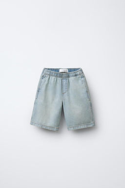 DENIM BERMUDAS WITH POCKETS