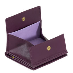 Итальянский кожаный кошелек DuDu серии Flavio | темно-фиолетовый - Dudubags фото 4
