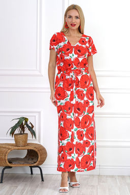 Платье ALANI 2133 красные маки - Alani collection фото 3