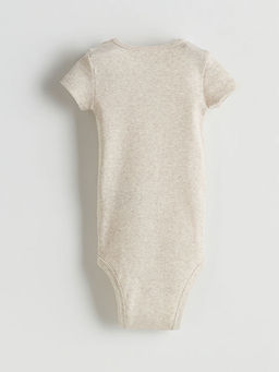 Bisiklet Yaka Basic Erkek Bebek ??t??tl? Bodysuit