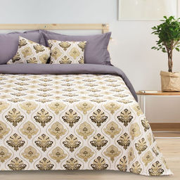 Покрывало гобеленовое Этель «Барокко», бежевый, 240×200 см, п/э 80%, хлопок 20%, 450 г/м²