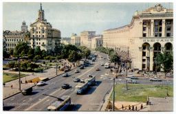 Открытка Киев  Крещатик