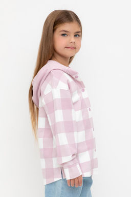 Crockid _ КР 302698/фламинго,клетка виши к541 рубашка для дев