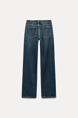 TRF RELAXED OVERSIZE RHINESTONE MID-WAIST JEANS - Zara фото 8