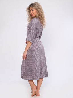 Халат женский МИШЕЛЬ (серый № 3) - Ивановская трикотажная компания фото 4