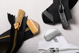 Фурнитура металл Gamma LTZ-02 Наконечник для молний 22х20х5 мм 5 x 1 шт в пакете с картонным еврослотом №01 под никель