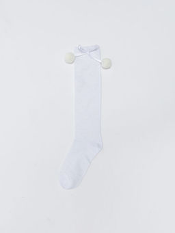 Kendinden Desenli K?z ?ocuk Diz Alt? ?orap - Waikiki фото 2