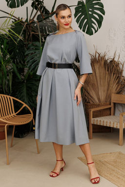 Платье Anastasia 1108.4 светло-серый  фото 6