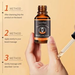 SADOER Увлажняющая сыворотка для ухода за бородой Beard Care Serum 30мл - Baizton фото 7
