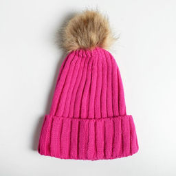 Женская шапка с помпоном Keep calm and hug panda - Beauty fox фото 3