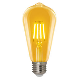 LED-ST64-5W/GOLDEN/E27 GLV22GO Лампа светодиодная Vintage. Форма конус, золотистая колба. Картон. ТМ Uniel