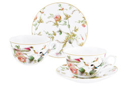 Чайн. пара 4 пр. 250 мл 12,5*9*6,5 см Певчие птички, фарфор - Elan gallery фото 10