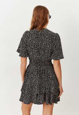 Платье мини со свободными короткими рукавами - TO BE ONE фото 5