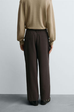 FLOWING PLEATED TROUSERS - Zara фото 3