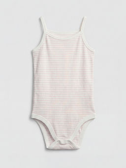 Kare Yaka Desenli K?z Bebek ??t??tl? Body 3l?