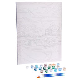 Картина по номерам на холсте с подрамником Греция, 30х40 см - Школа талантов фото 3