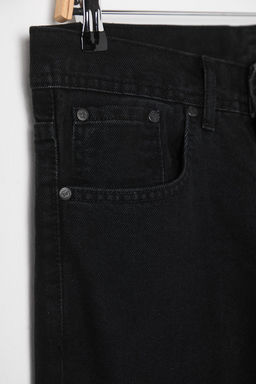 Siyah Smoke Essential Fit Jeans Kot Pantolon TMNAW23JE00104