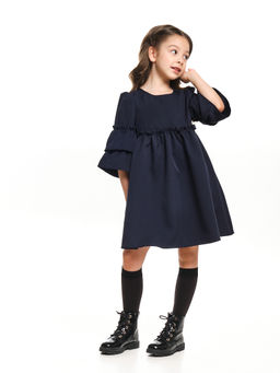 Платье нарядное темно синего цвета UD 6975 т.синий - Mini maxi фото 4