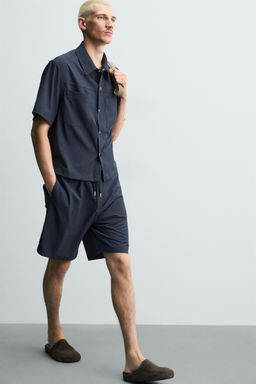 BERMUDA T?CNICA RELAXED FIT / Azul