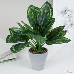 Цветочная композиция Зелень 31 см / SYR-04 /уп 12/144/ - Галеонтрейд фото 3