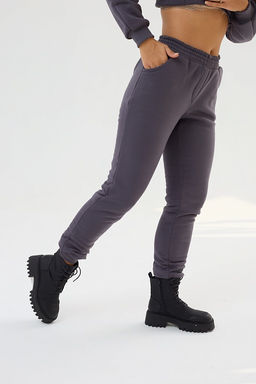 Костюм женский из Футера с начесом Графит Рост 160-175 см - Амавес-текстиль фото 12